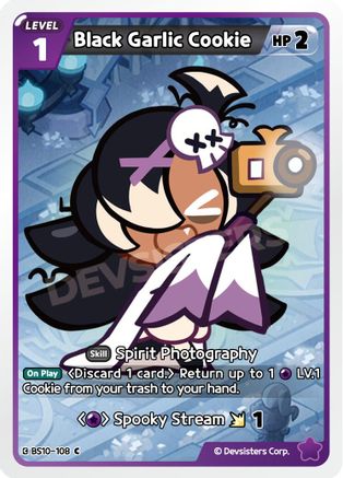 Image of Black Garlic Cookie (BS10-108) - The Dark Enchantress War