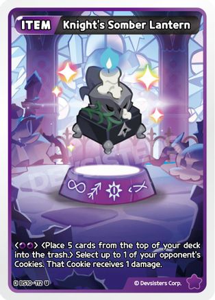 Image of Knight's Somber Lantern (BS10-112) - The Dark Enchantress War