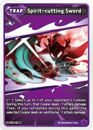Image of Spirit-cutting Sword (BS10-113) - The Dark Enchantress War