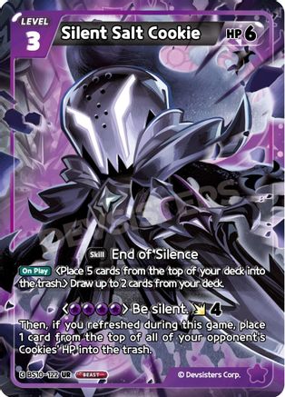 Image of Silent Salt Cookie (122) (BS10-122) - The Dark Enchantress War Foil