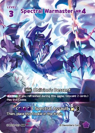 Image of Spectral Warmaster (SUR) (BS10-123) - The Dark Enchantress War Foil