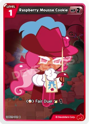 Image of Raspberry Mousse Cookie (001) (BS11-001) - The Dark Enchantress War