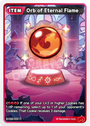 Image of Orb of Eternal Flame (BS11-009) - The Dark Enchantress War