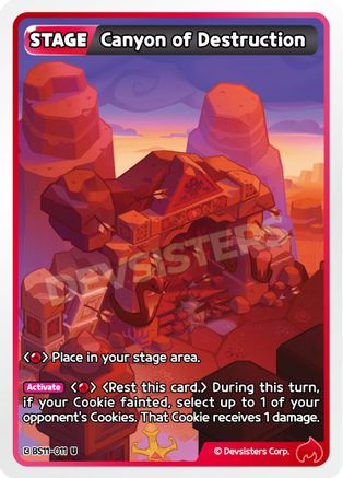 Image of Canyon of Destruction (BS11-011) - The Dark Enchantress War