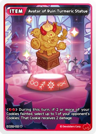 Image of Avatar of Ruin Turmeric Statue (BS11-012) - The Dark Enchantress War