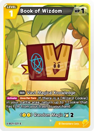 Image of Book of Wizdom (BS11-021) - The Dark Enchantress War