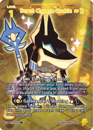Image of Burnt Cheese Cookie (SEC) (BS11-032) - The Dark Enchantress War Foil