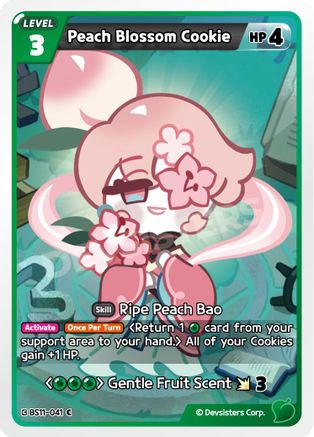 Image of Peach Blossom Cookie (BS11-041) - The Dark Enchantress War