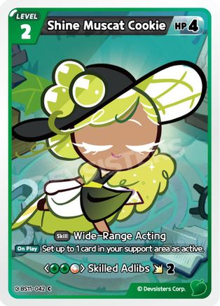 Image of Shine Muscat Cookie (042) (BS11-042) - The Dark Enchantress War