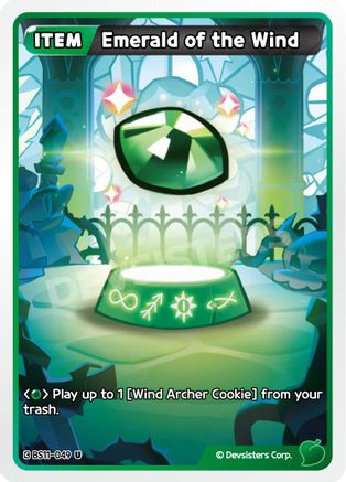Image of Emerald of the Wind (BS11-049) - The Dark Enchantress War