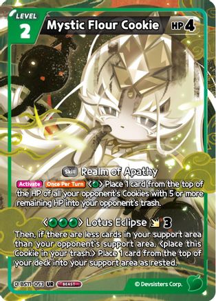Image of Mystic Flour Cookie (BS11-053) - The Dark Enchantress War Foil