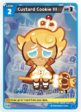 Image of Custard Cookie III (057) (BS11-057) - The Dark Enchantress War