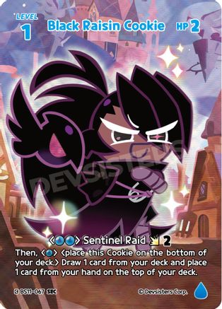 Image of Black Raisin Cookie (SEC) (BS11-067) - The Dark Enchantress War Foil