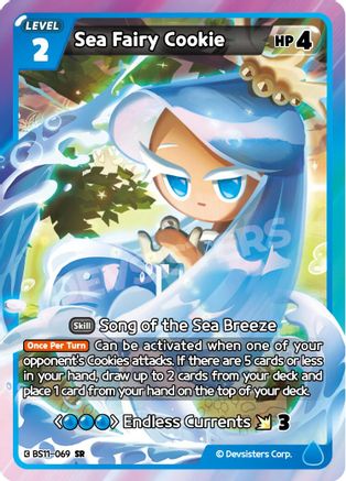 Image of Sea Fairy Cookie (BS11-069) - The Dark Enchantress War Foil