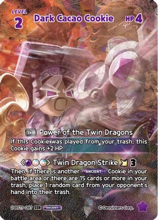 Image of Dark Cacao Cookie (SSR) (BS11-087) - The Dark Enchantress War Foil