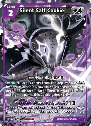 Image of Silent Salt Cookie (089) (BS11-089) - The Dark Enchantress War Foil