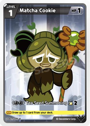 Image of Matcha Cookie (BS11-095) - The Dark Enchantress War