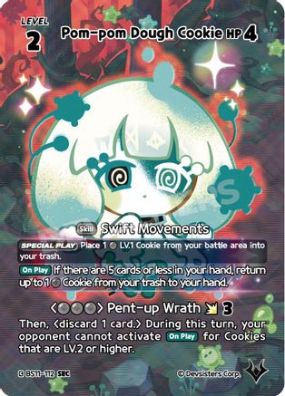 Image of Pom-pom Dough Cookie (SEC) (BS11-112) - The Dark Enchantress War Foil