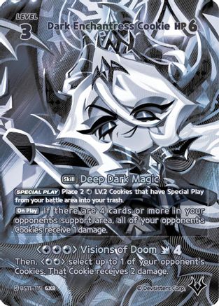 Image of Dark Enchantress Cookie (115) (GXR) (BS11-115) - The Dark Enchantress War Foil