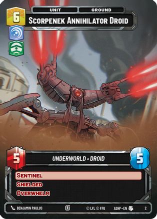 Image of Scorpenek Annihilator Droid (2) - Ashes of the Empire  Weekly Play Promos