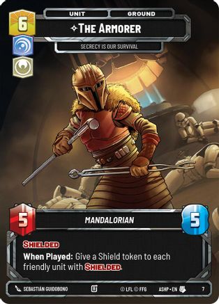 Image of The Armorer - Secrecy is Our Survival (7) - Ashes of the Empire  Weekly Play Promos
