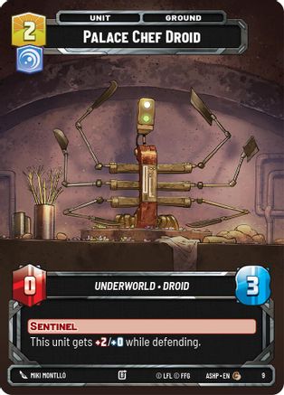 Image of Palace Chef Droid (9) - Ashes of the Empire  Weekly Play Promos