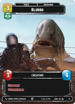 Image of Blurrg (12) - Ashes of the Empire  Weekly Play Promos