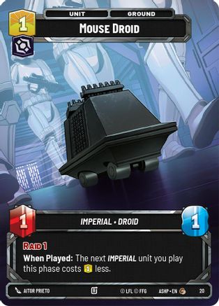 Image of Mouse Droid (20) - Ashes of the Empire  Weekly Play Promos