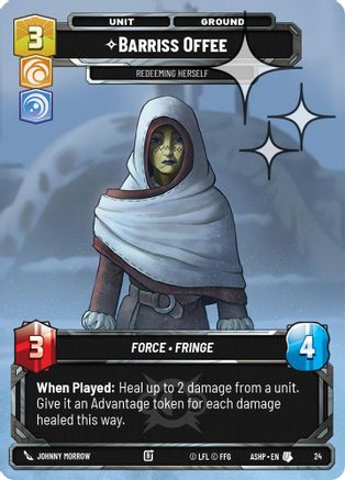 Image of Barriss Offee (Foil) (24) - Ashes of the Empire  Weekly Play Promos Foil
