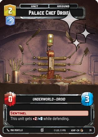Image of Palace Chef Droid (Foil) (29) - Ashes of the Empire  Weekly Play Promos Foil