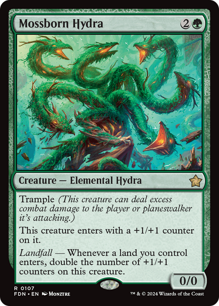 Image of Mossborn Hydra (FDN-107) - Foundations