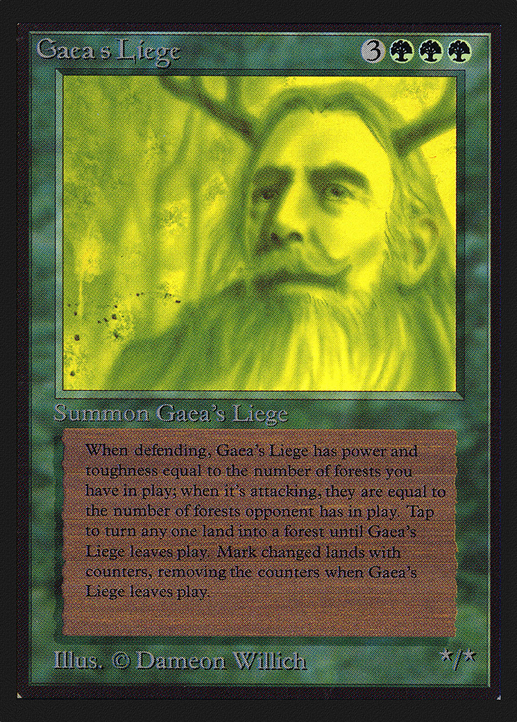 Image of Gaea's Liege (IE) (IED-) - Intl. Collectors' Edition