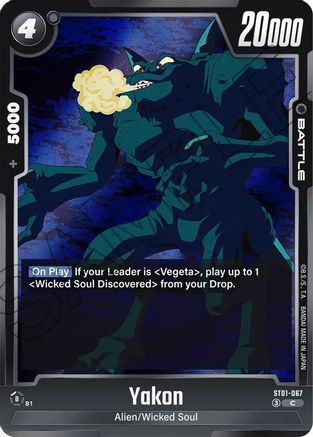 Image of Yakon (ST01-067) - Story Booster 01 Holofoil