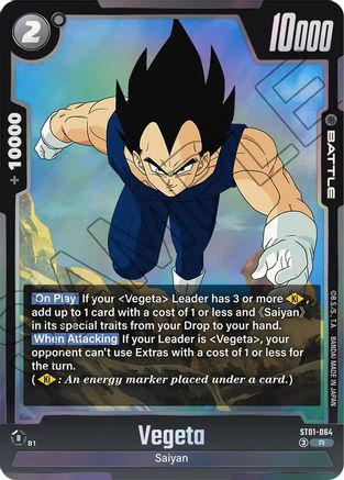 Image of Vegeta - ST01-064 (ST01-064) - Story Booster 01 Holofoil