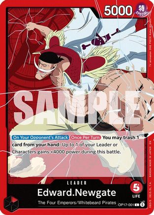 Image of Edward.Newgate (001) (OP17-001) - The World's Strongest Warriors
