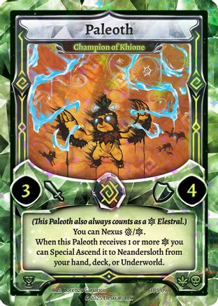 Image of Paleoth - Champion of Khione (TP5-09) - Organized Play Series 5 Holo