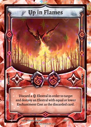 Image of Up in Flames (TP5-17) - Organized Play Series 5 Holo