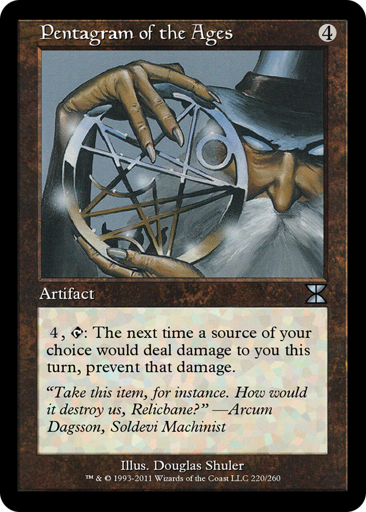 Image of Pentagram of the Ages (ME4-220) - Masters Edition IV Foil