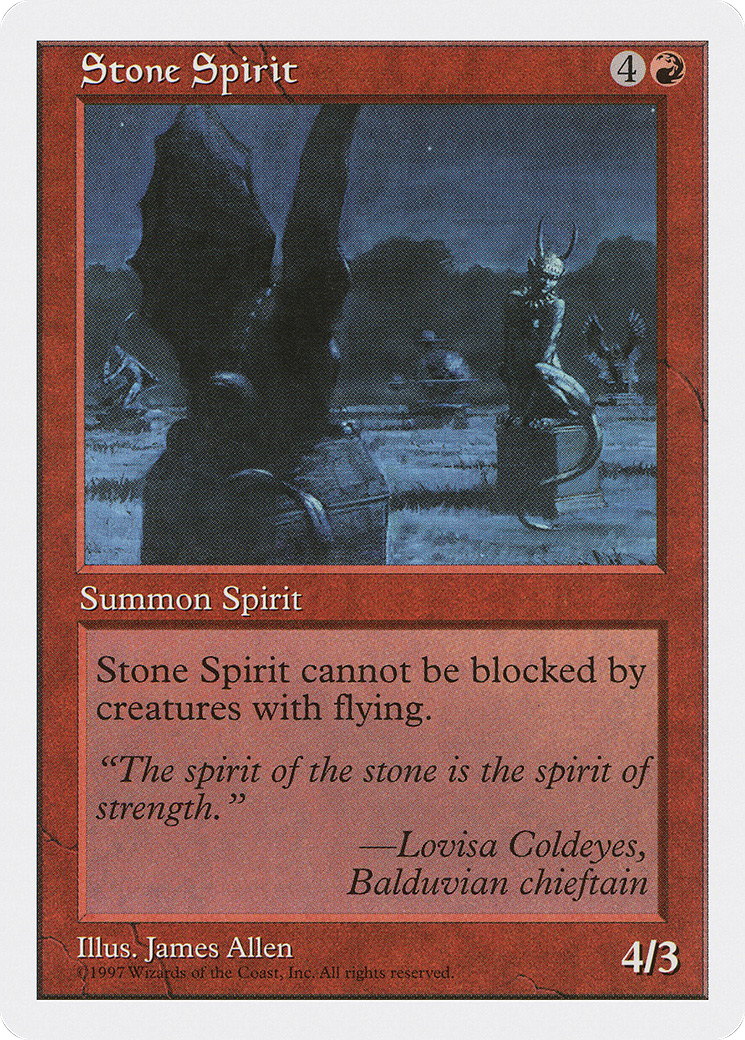 Image of Stone Spirit (5ED-) - Fifth Edition