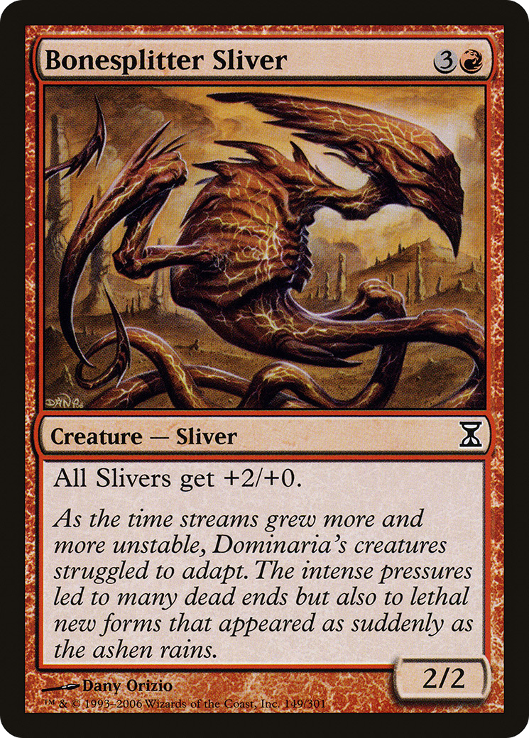 Image of Bonesplitter Sliver (TSP-149) - Time Spiral