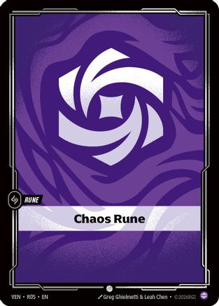 Image of Chaos Rune (R05) - Vendetta Foil
