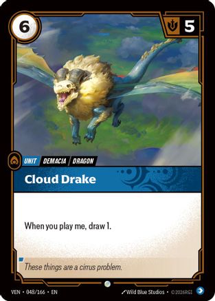 Image of Cloud Drake (048/166) - Vendetta Foil