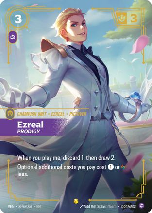 Image of Ezreal, Prodigy (SP5/006) - Vendetta Foil