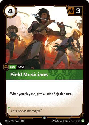 Image of Field Musicians (026/166) - Vendetta