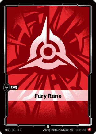 Image of Fury Rune (R01) - Vendetta Foil