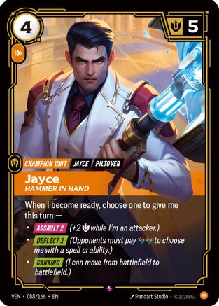 Image of Jayce, Hammer in Hand (088/166) - Vendetta Foil