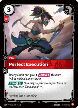 Image of Perfect Execution (012/166) - Vendetta Foil