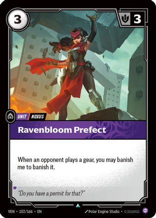 Image of Ravenbloom Prefect (102/166) - Vendetta Foil