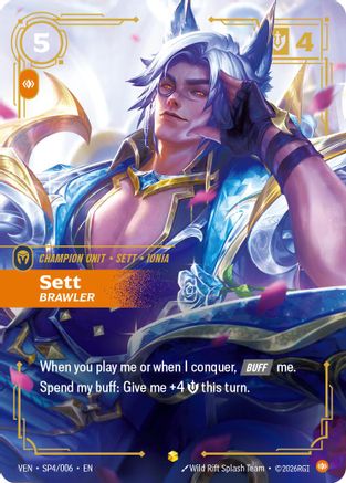 Image of Sett, Brawler (SP4/006) - Vendetta Foil