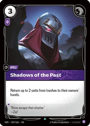 Image of Shadows of the Past (103/166) - Vendetta Foil